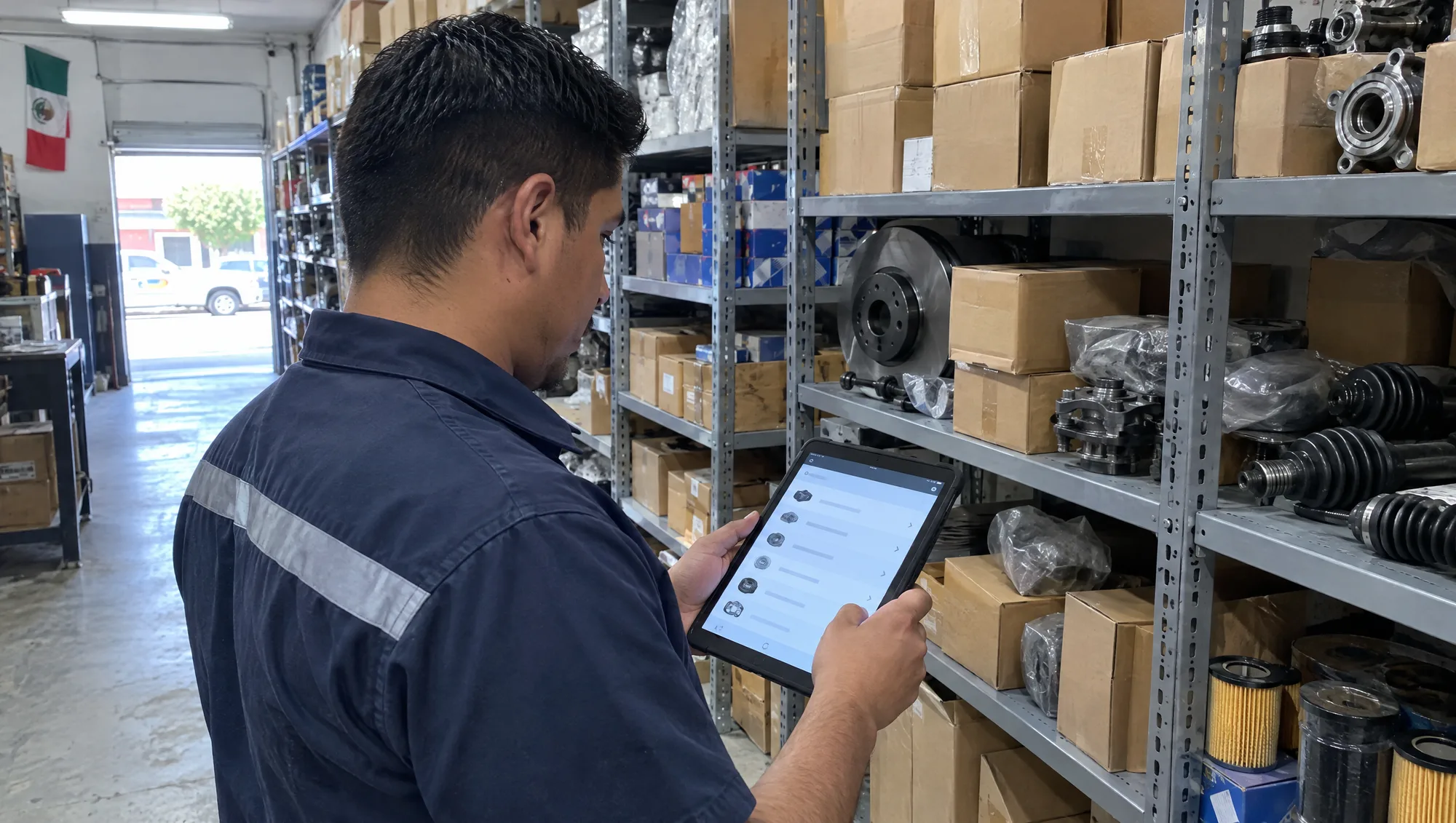 With a system, everyone logs their work from wherever they are: the warehouse, the store or the street.
