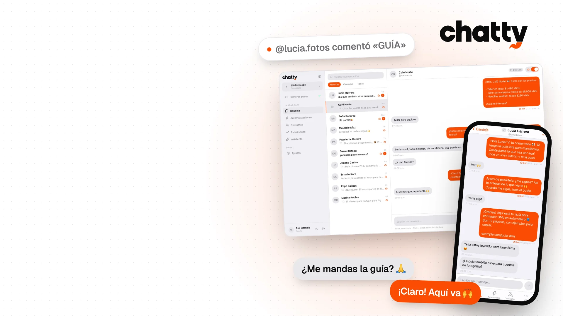 Chatty: tu propio ManyChat para Instagram, gratis