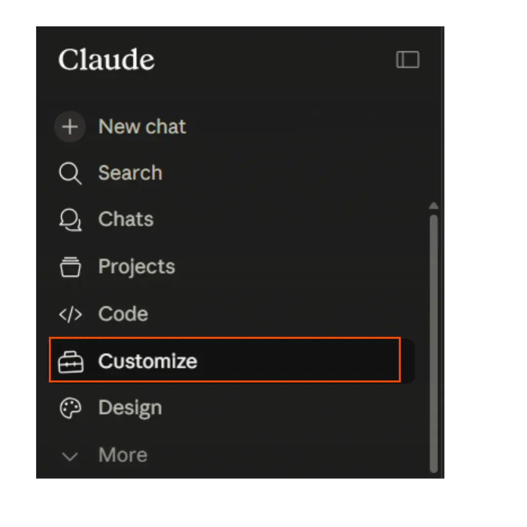Accede a la configuración de conectores