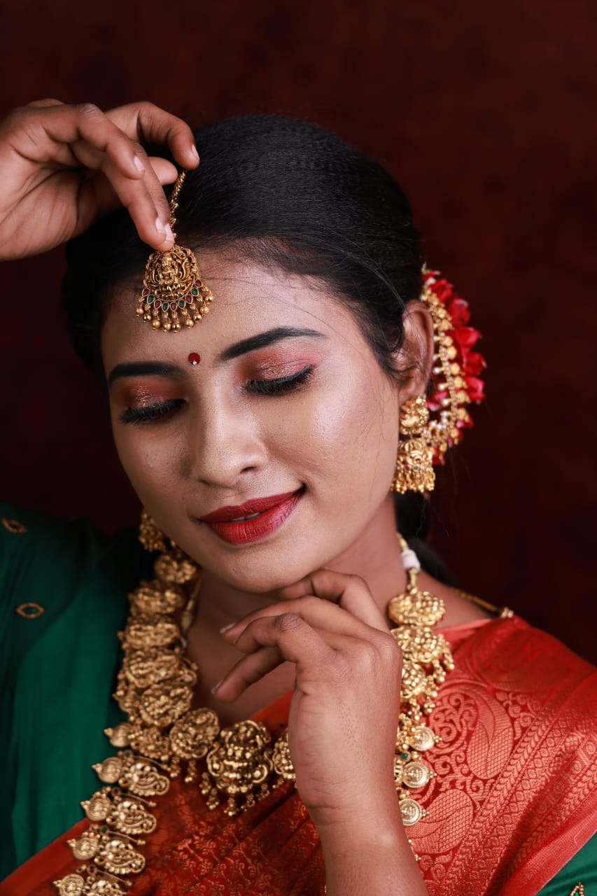 Bridal makeup background