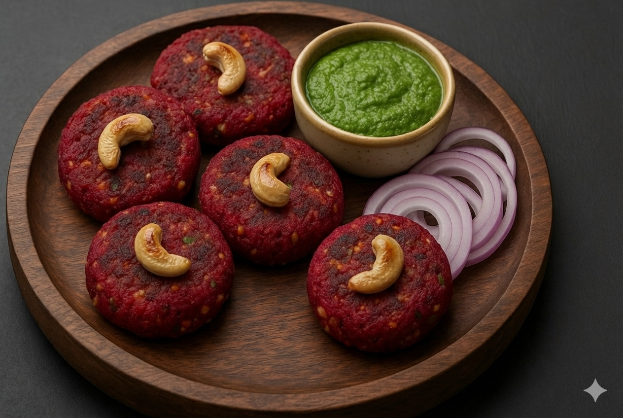 Chickpea Paneer Veg Kebabs