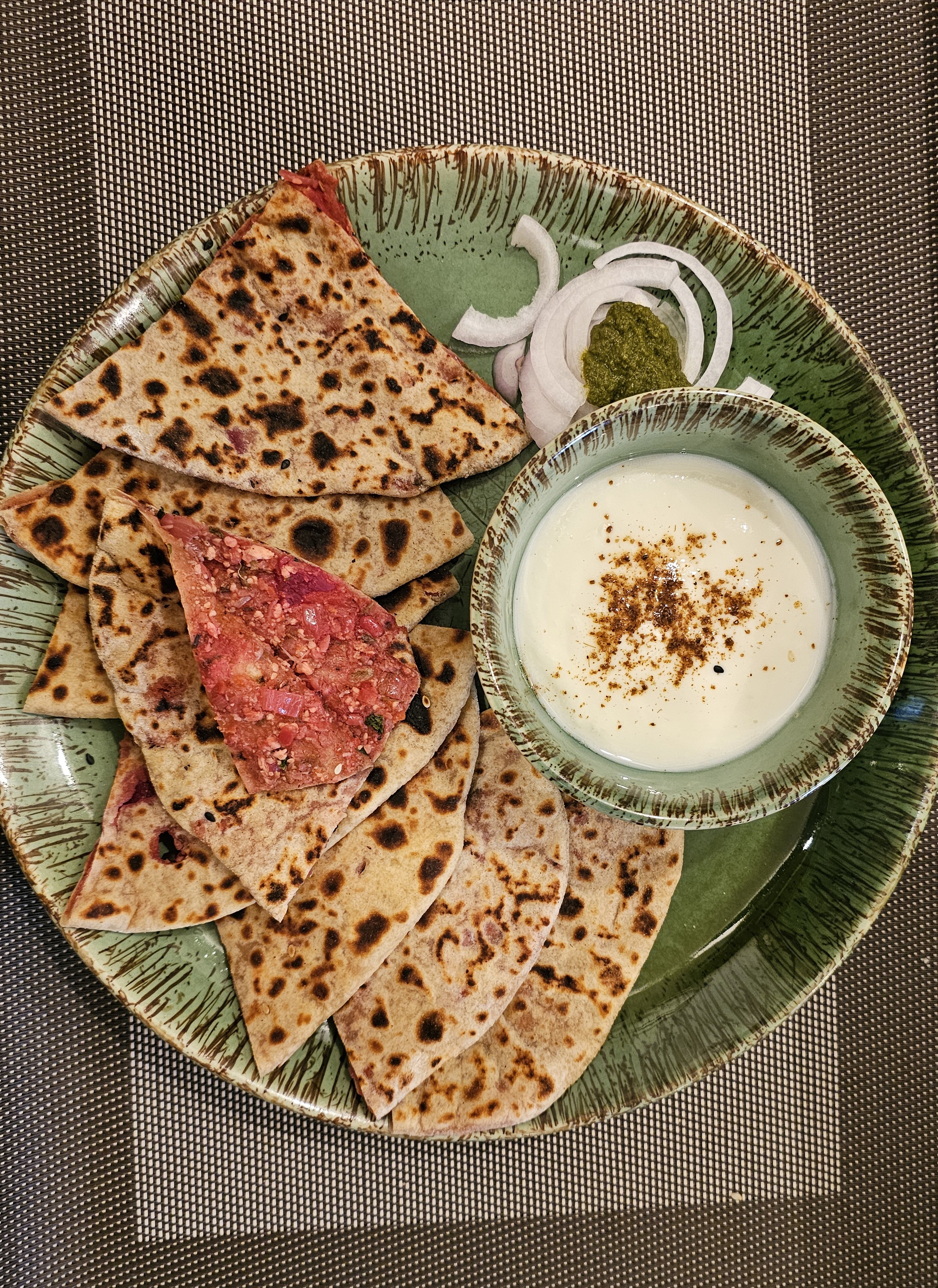 Protein rich Parathas