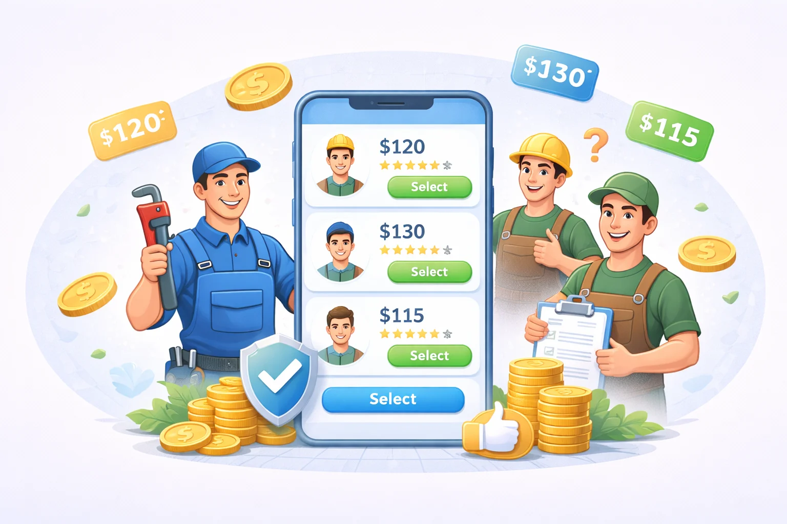 Как формируется цена услуги?