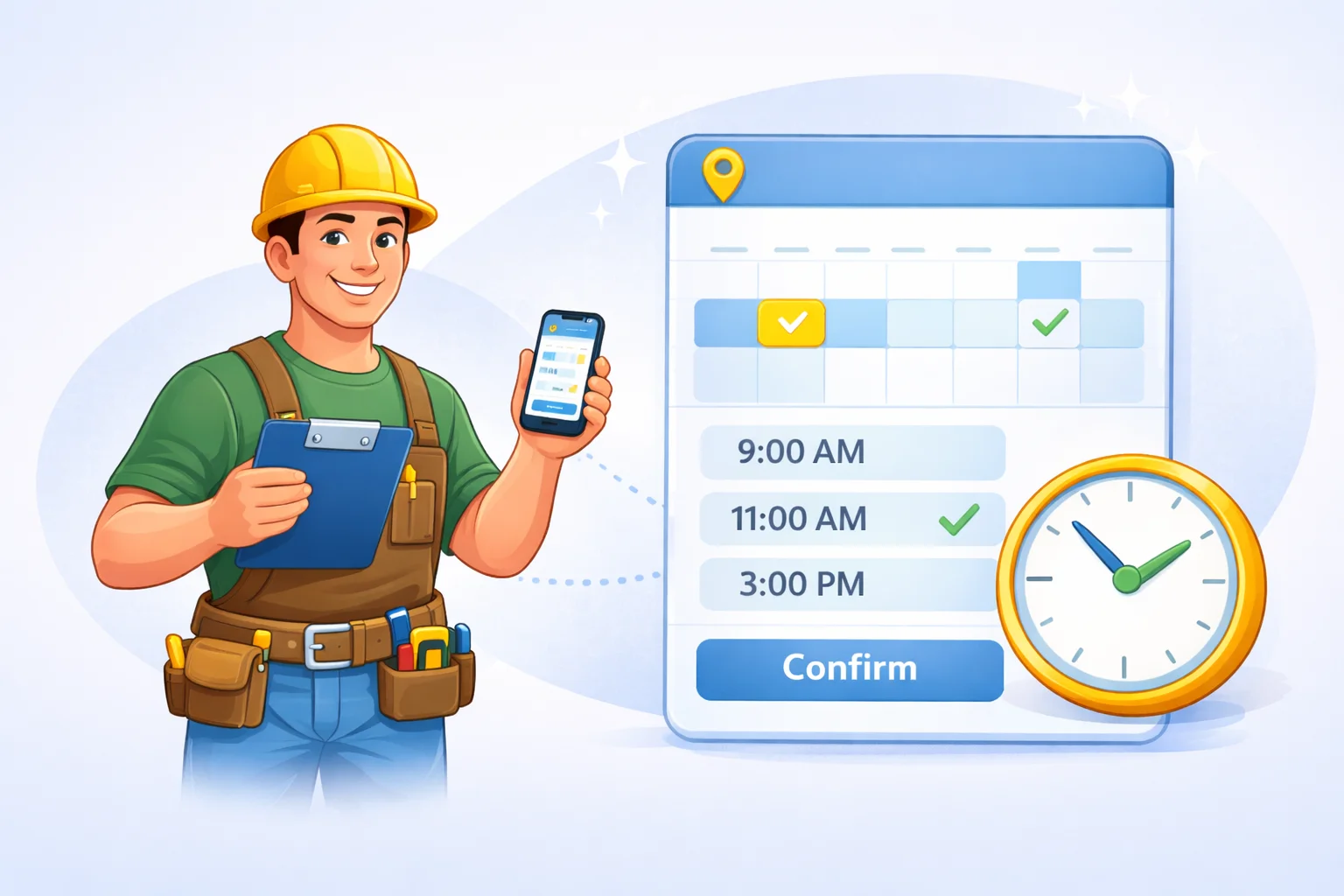 How do I choose the visit time?