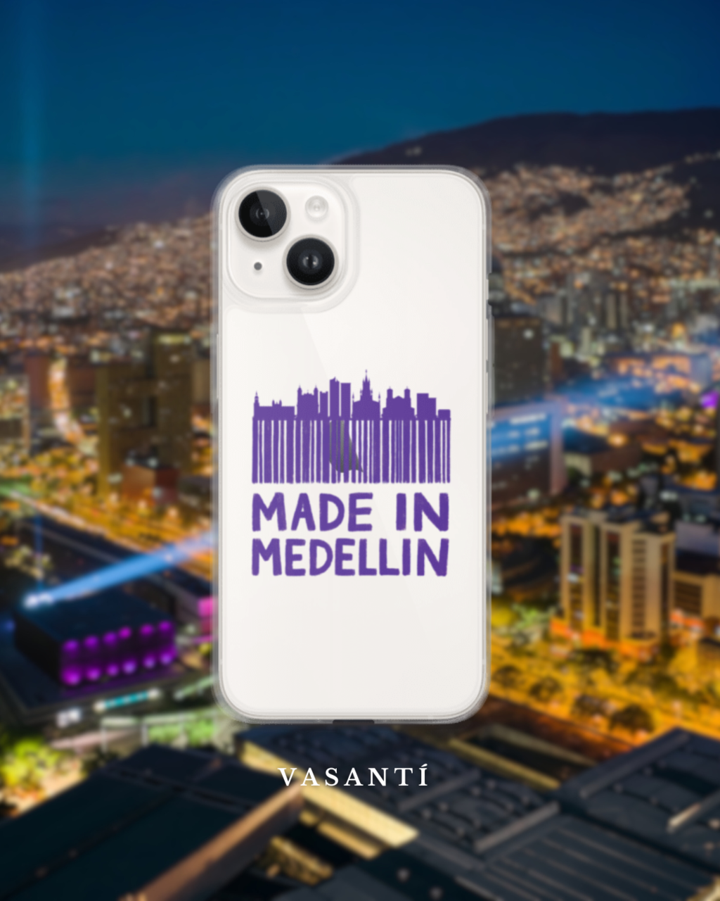 Funda Hecho en Medellín. Código. — vista principal