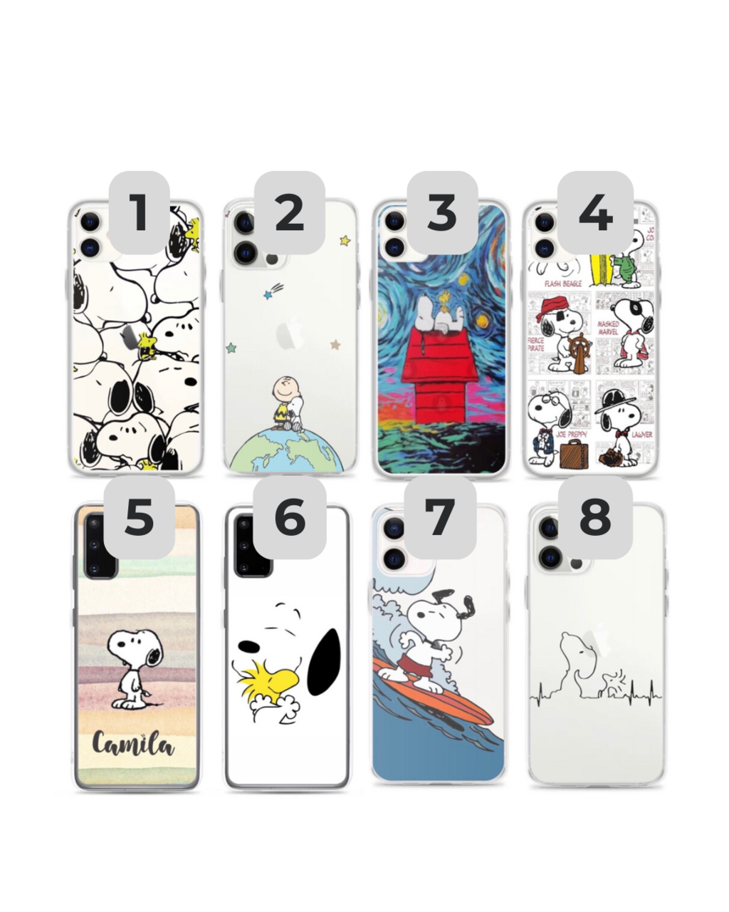 Funda Snoopy — vista principal