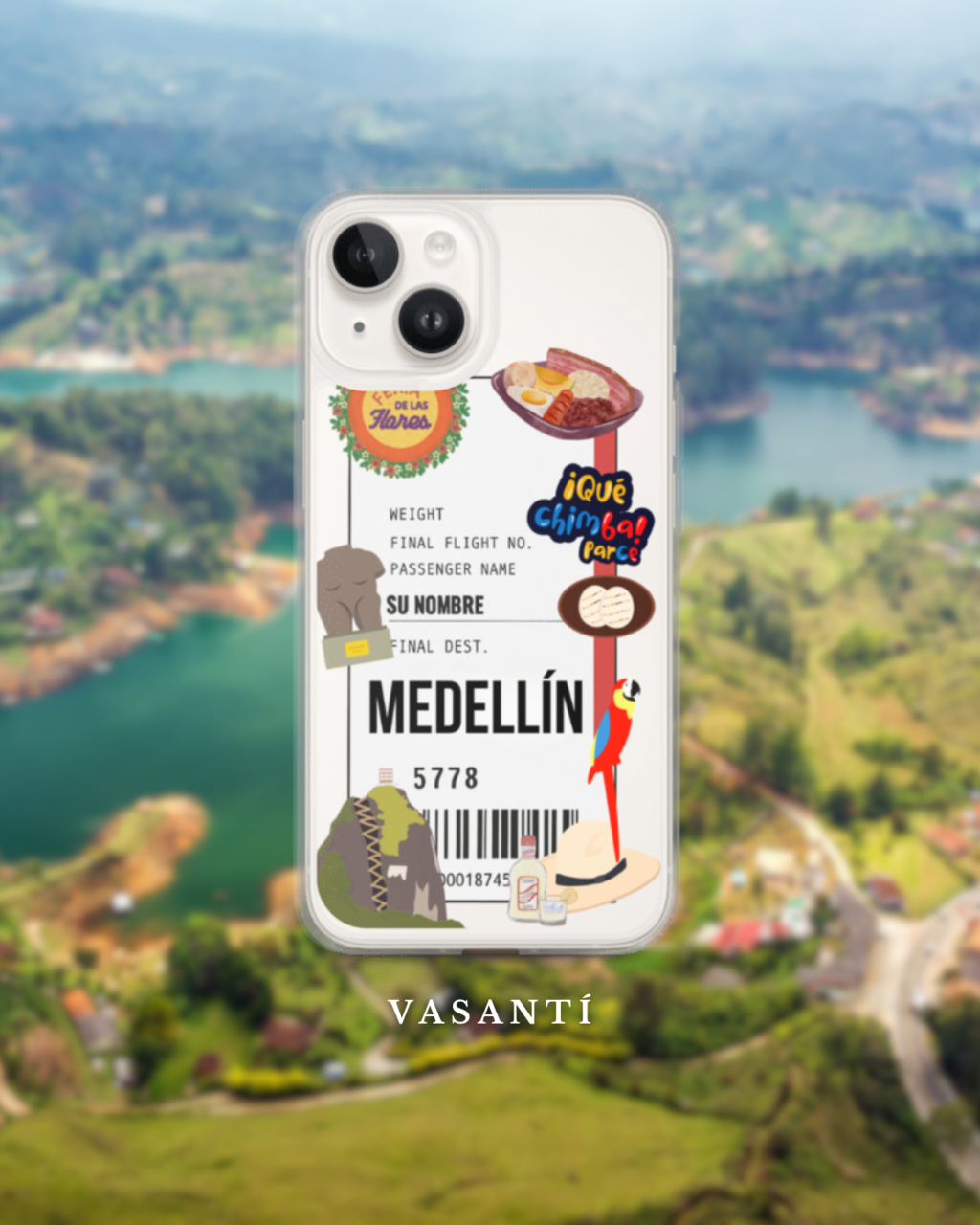 Funda Ticket Medellín — vista principal