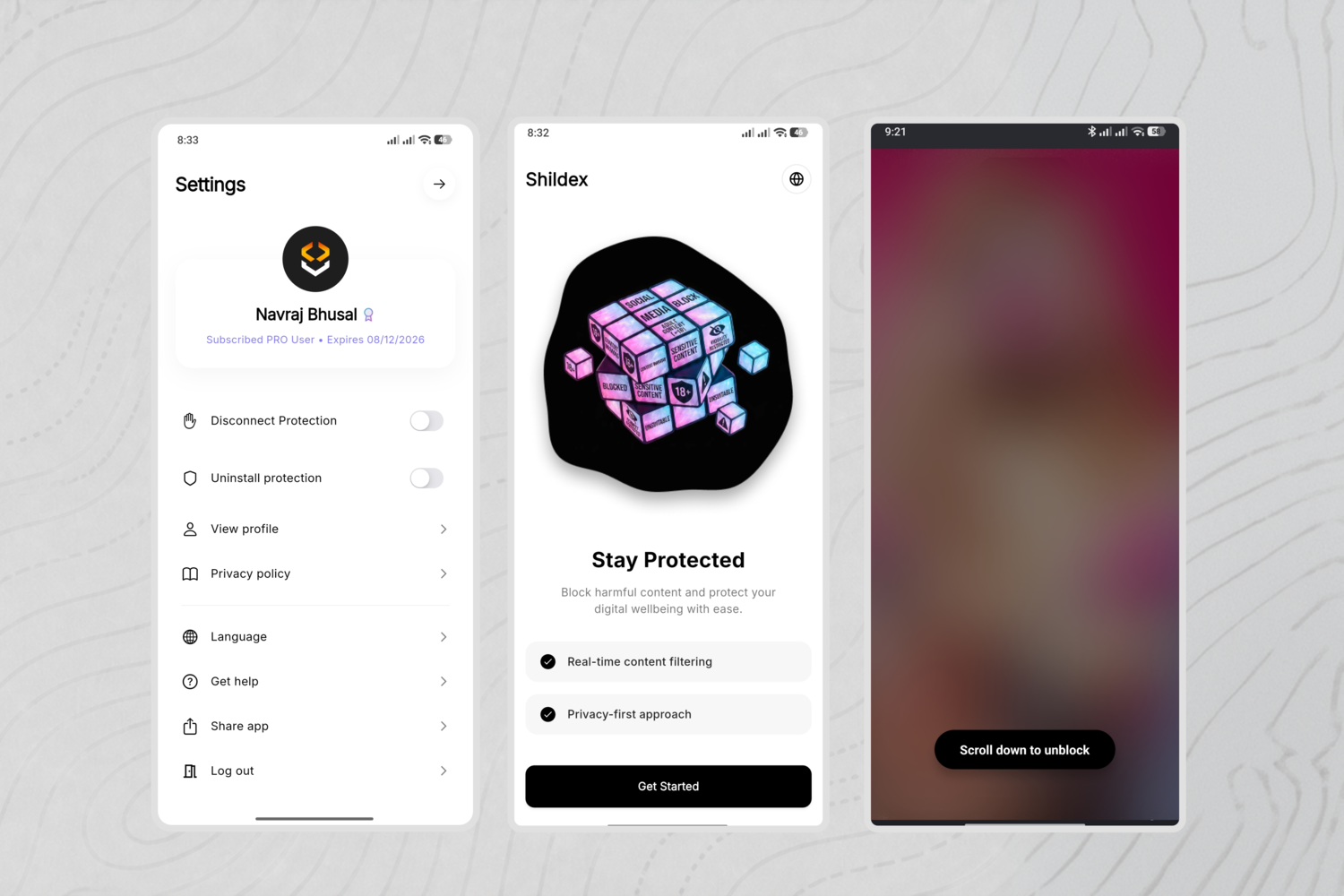 Shildex AI Policy Engine and Category Configuration Interface