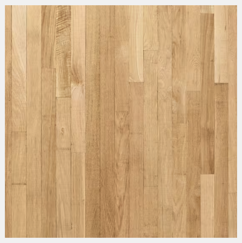 Unfinished White Oak Solid Hardwood Select Grade