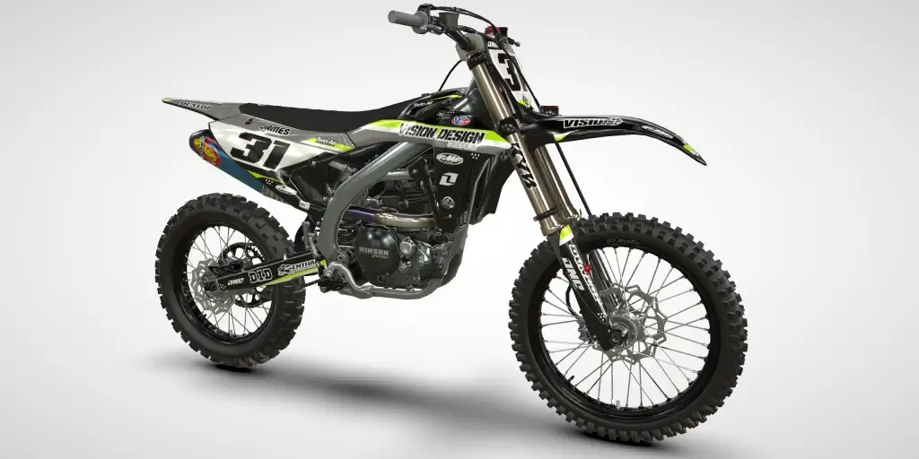 Step / Black Yellow – Fantic XXF 250 2025 Motocross-Dekor