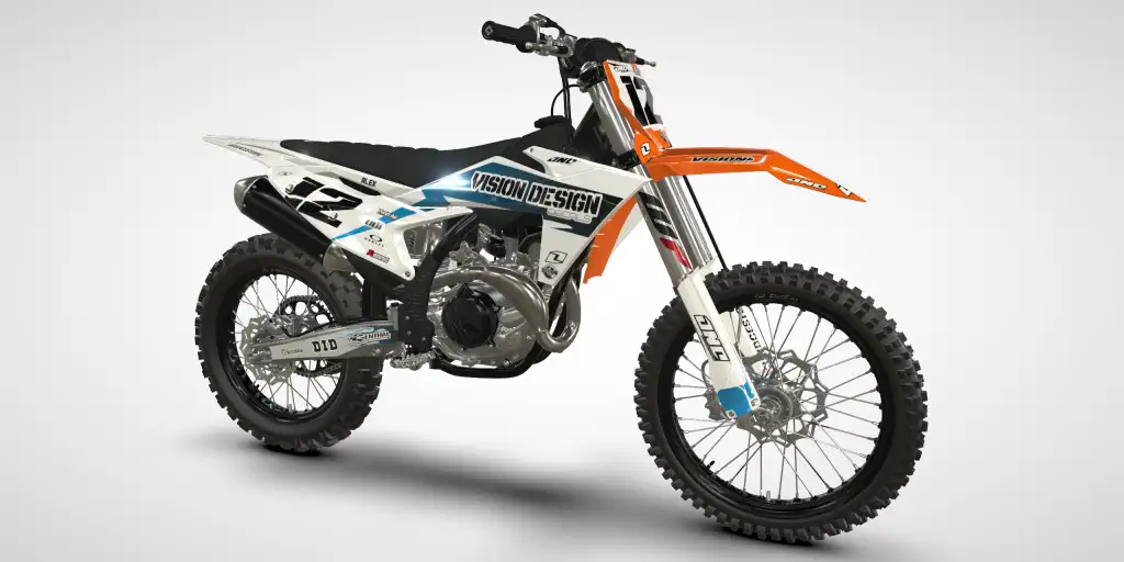 Fast / Mint White – KTM SX-F 450 2023 Motocross Decal Kit