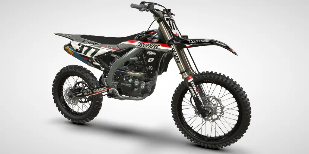 Step / Black – Fantic XXF 450 2024 Motocross Decal Kit