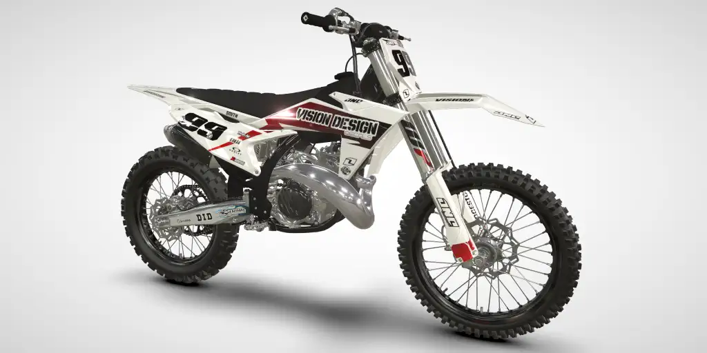 Fast / White Red – KTM SX 250/300 2023 Motocross Decal Kit