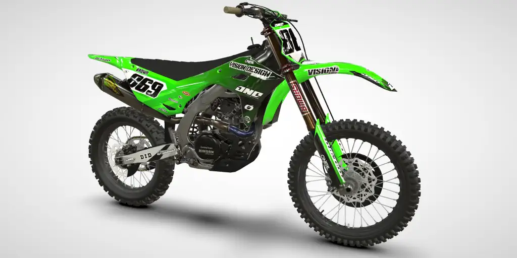 Snipe / Green – Kawasaki KX 450 2025 Motocross-Dekor