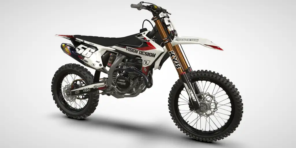 Cuba / White Red – Triumph TF 250 X 2024 Motocross-Dekor