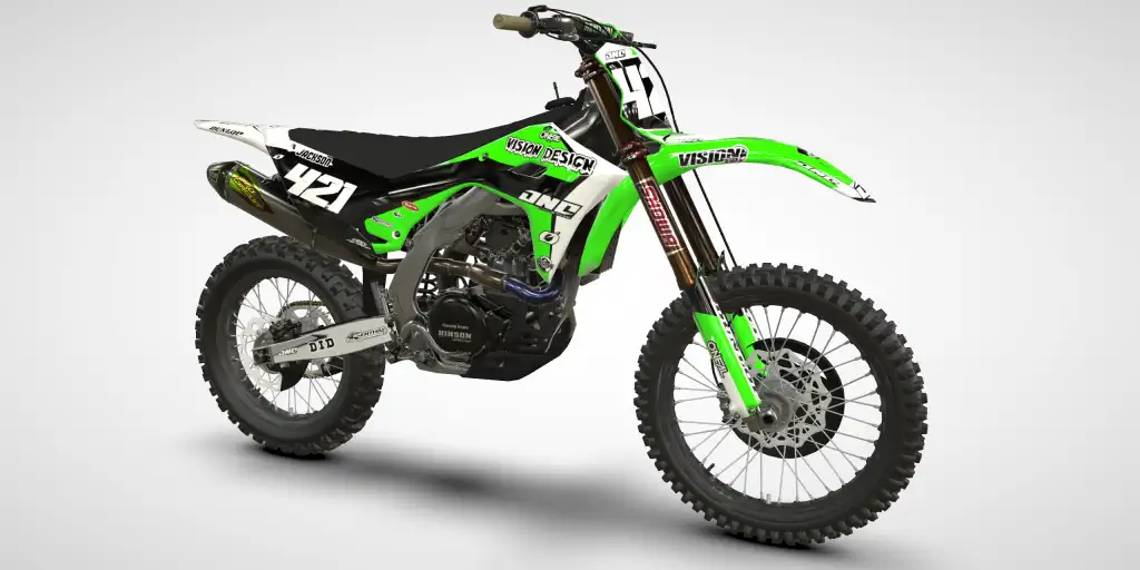 Star / Green Black – Kawasaki KX 250 2025 Motocross Decal Kit