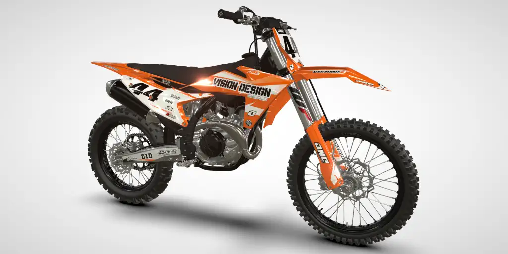 Points / White Orange – KTM SX-F 450 2023 Motocross Decal Kit