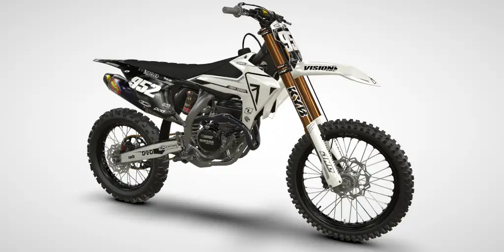 SX Tour / Black White – Triumph TF 250 X 2024 Motocross Decal Kit