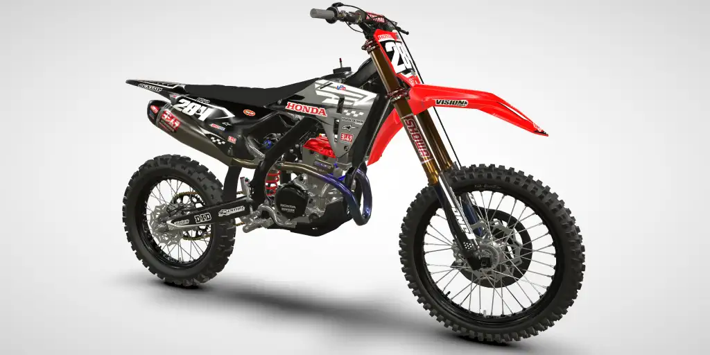 Gover / Black Gray – Honda CRF 450R 2025 Kit de Adhesivos Motocross