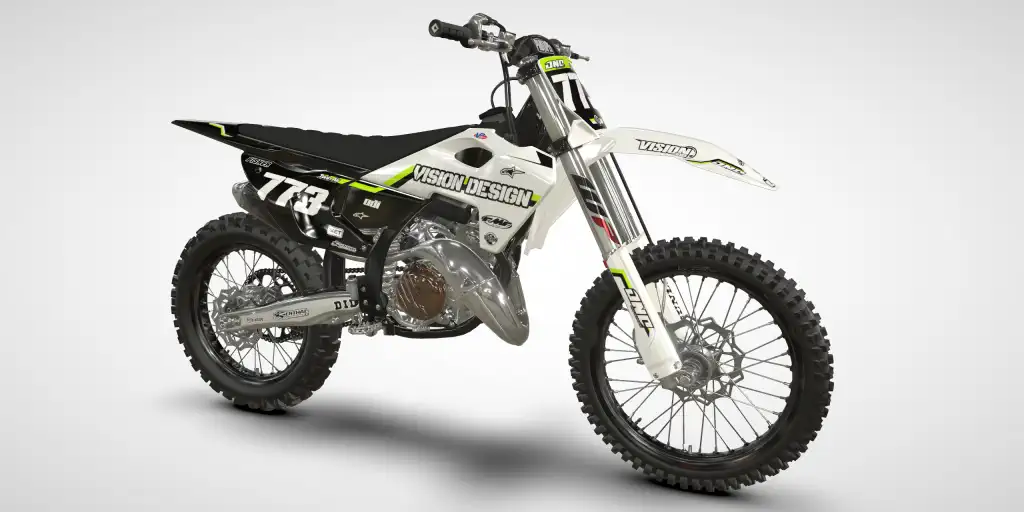 Block / Neon Yellow – Husqvarna TC 125 2023 Motocross Decal Kit
