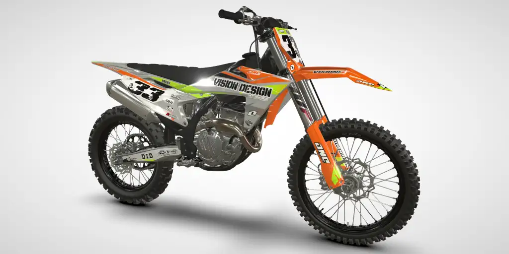 Points / Gray Orange – KTM SX-F 250/350 2023 Kit de Adhesivos Motocross