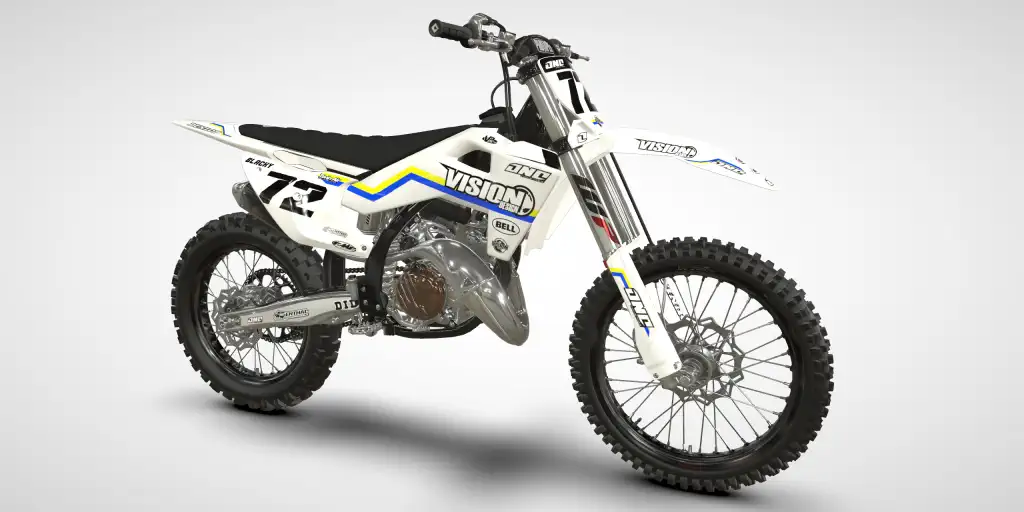 Block / Yellow – Husqvarna TC 250/300 2025 Motocross Decal Kit