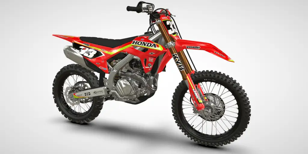 Line / Yellow – Honda CRF 450R 2021 Motocross Decal Kit
