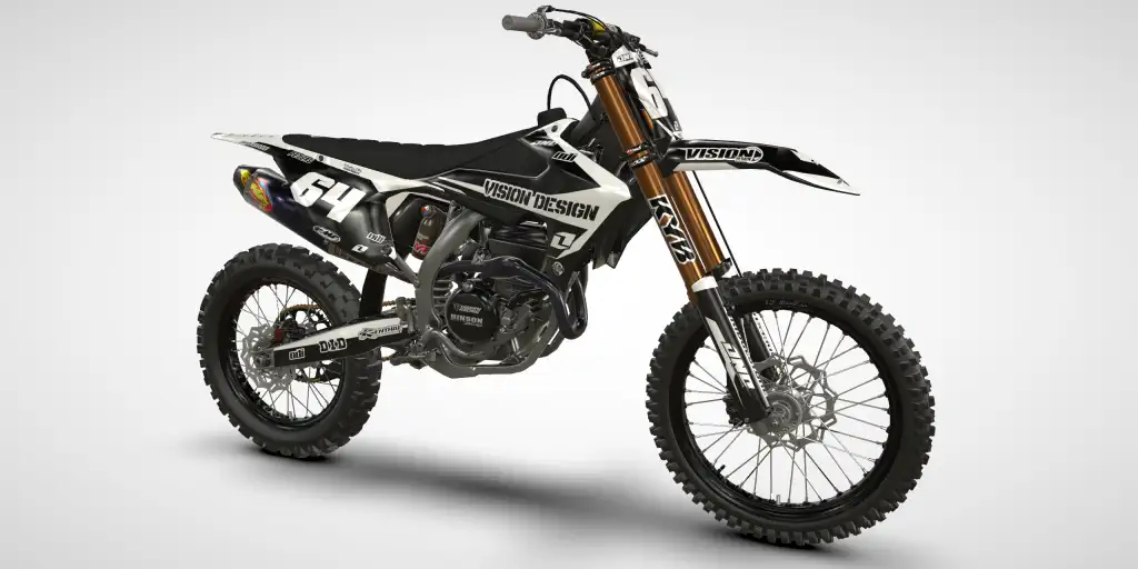 Cuba / Black White – Triumph TF 250 X 2024 Motocross Decal Kit