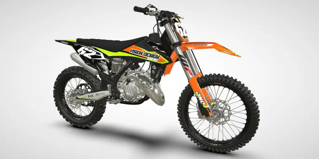 Liner / Black Yellow – KTM SX 125 2021 Motocross Decal Kit