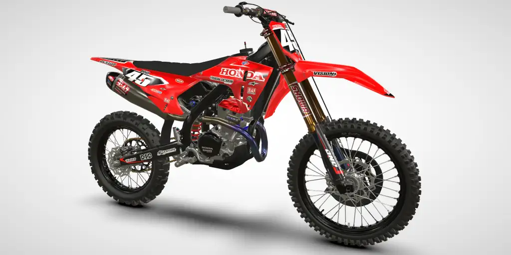 Acer / Red Black – Honda CRF 250R 2025 Motocross Decal Kit