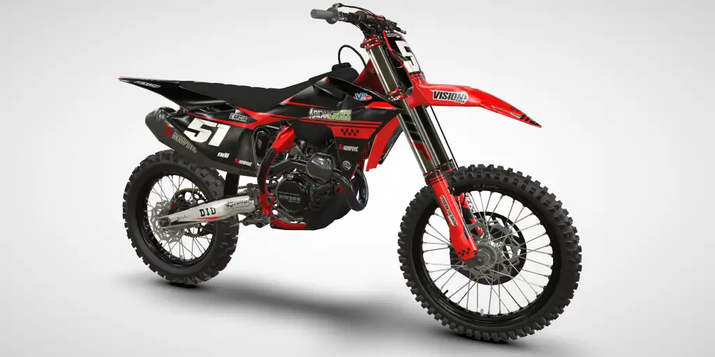 Racer / Black – GasGas MCF 250/350 2024 Motocross Decal Kit