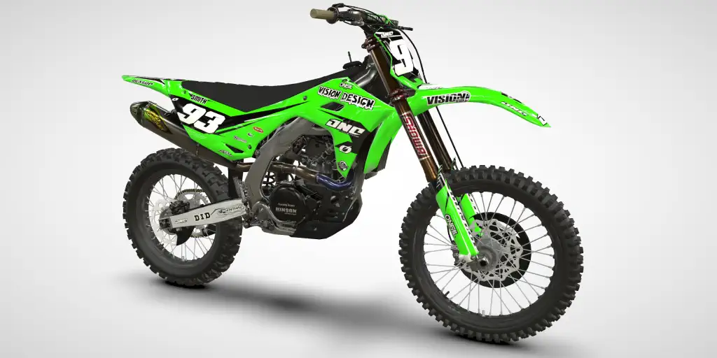 Flight / Black Green – Kawasaki KX 250 2025 Motocross Decal Kit
