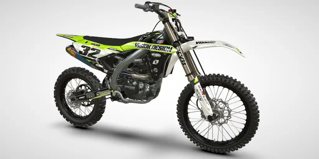Step / Red White – Fantic XXF 250 2025 Motocross Decal Kit