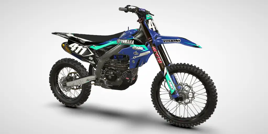 Fighter / Mint – Yamaha YZ 250F 2025 Motocross Decal Kit