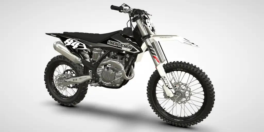 Liner / White Black – KTM SX-F 450 2021 Motocross Decal Kit