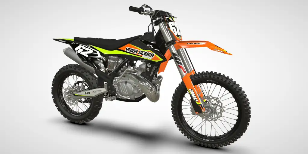 Liner / Black Yellow – KTM SX 250 2021 Motocross Decal Kit