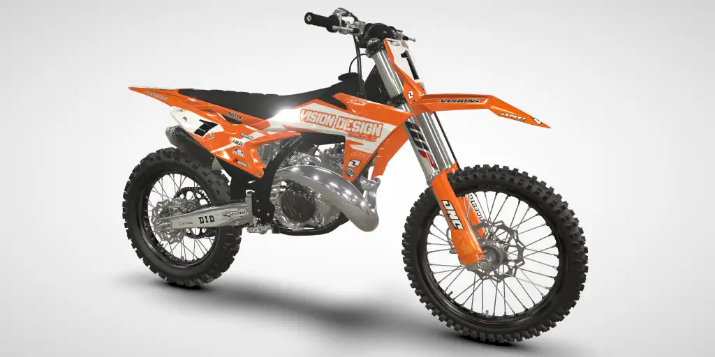 Fast / Orange White – KTM SX 250/300 2024 Motocross Decal Kit
