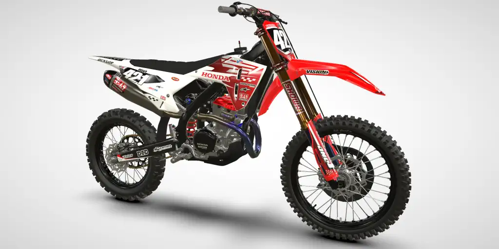 Gover / Red – Honda CRF 250R 2025 Motocross-Dekor