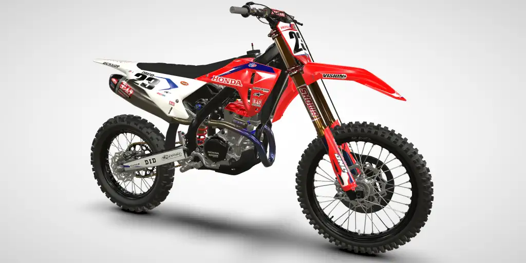 Sink / White – Honda CRF 250R 2025 Motocross Decal Kit