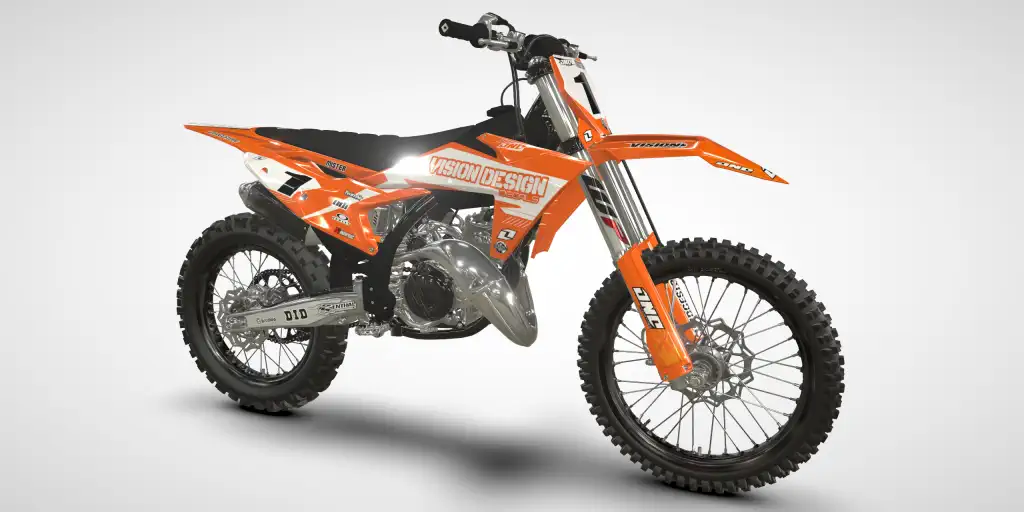 Fast / Orange White – KTM SX 125 2023 Motocross Decal Kit
