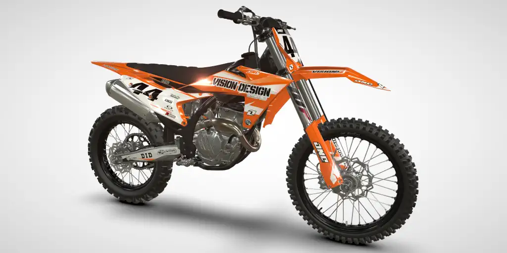 Points / White Orange – KTM SX-F 250/350 2023 Motocross Decal Kit