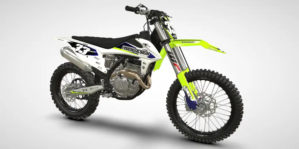 Liner / White Yellow – KTM SX-F 250/350 2019 Motocross Decal Kit