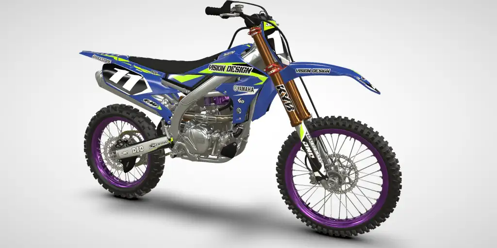 Booh / Yellow – Yamaha YZ 250F 2022 Motocross Decal Kit