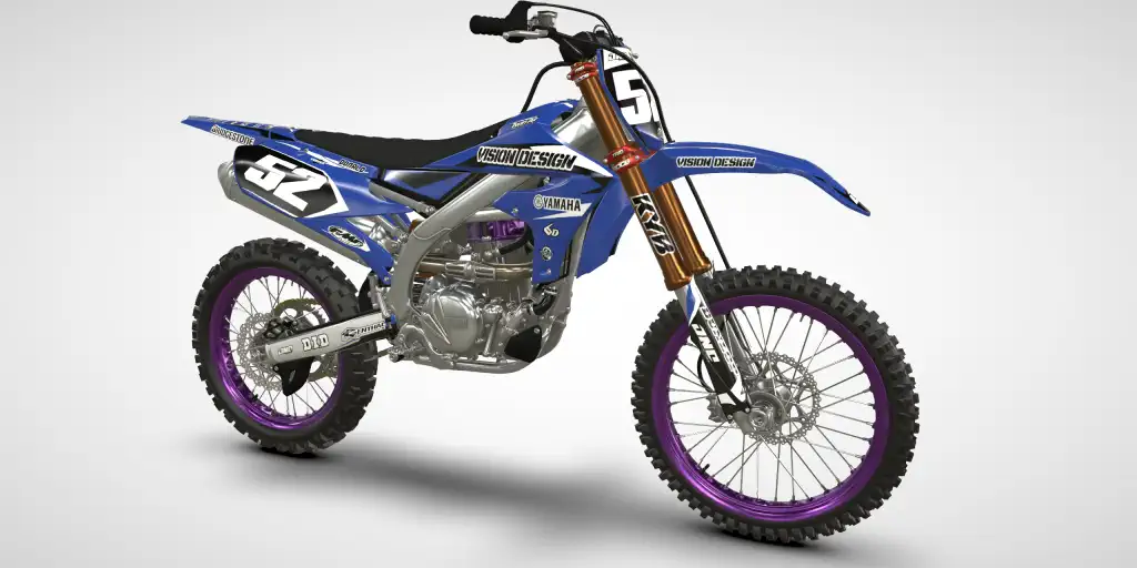 Booh / Blue – Yamaha YZ 250F 2021 Motocross Decal Kit