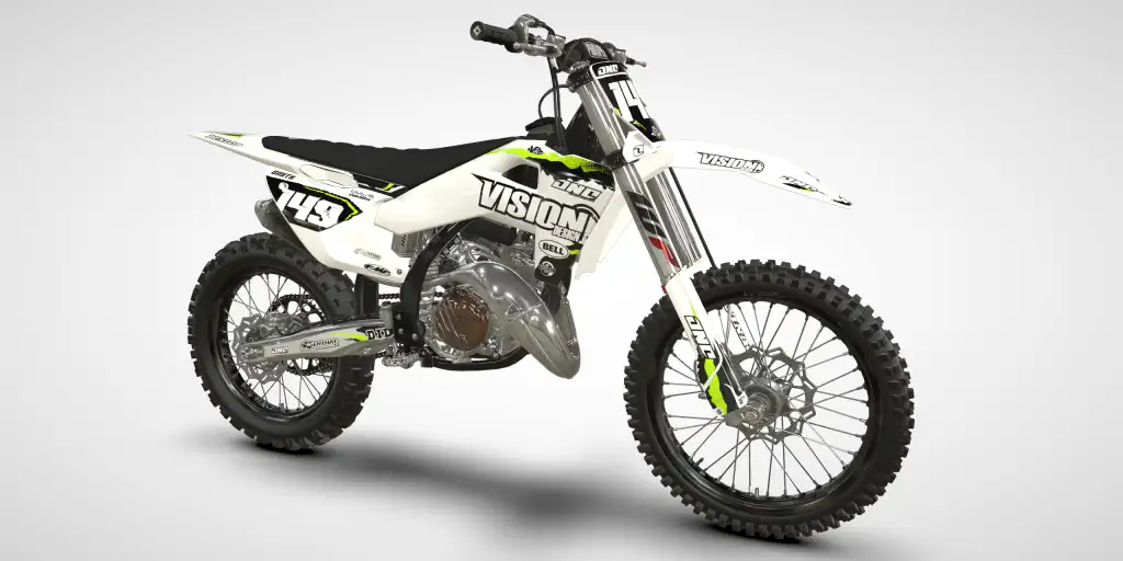 Retro / Yellow – Husqvarna TC 250/300 2025 Motocross Decal Kit
