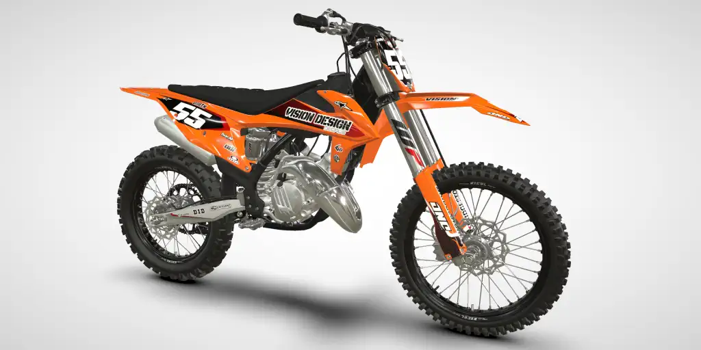Liner / Orange Red – KTM SX 125 2021 Motocross Decal Kit