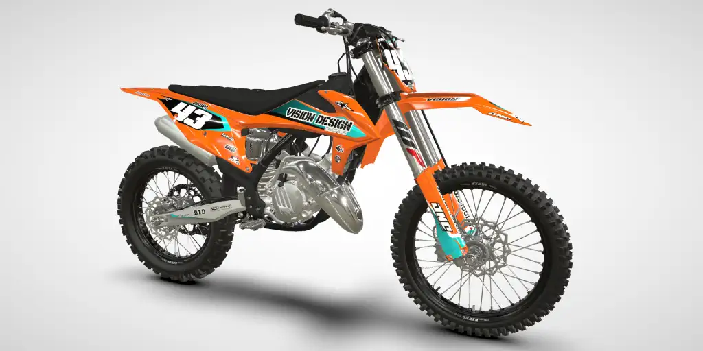 Liner / Orange Mint – KTM SX 125 2021 Motocross Decal Kit