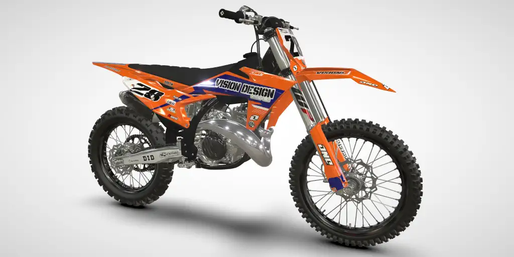 Fast / Orange Blue – KTM SX 250/300 2023 Motocross Decal Kit