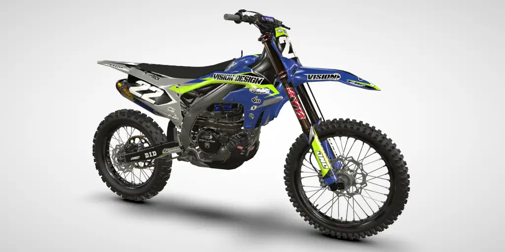 Fighter / Yellow – Yamaha YZ 250F 2024 Motocross Decal Kit