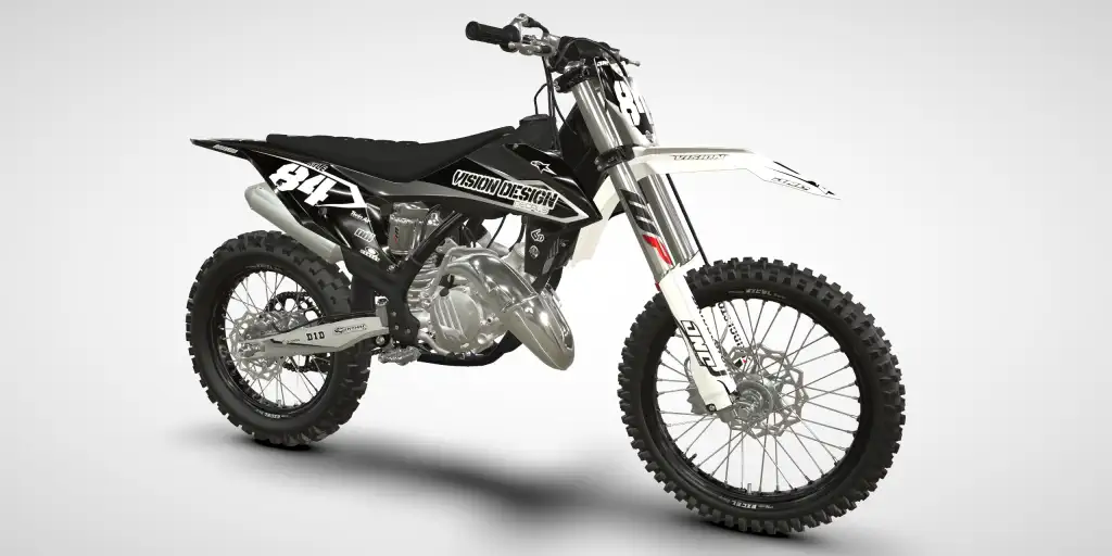 Liner / White Black – KTM SX 125 2021 Motocross Decal Kit